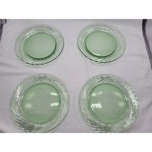 Pyrex Spring Festiva Green Swirl Dishes